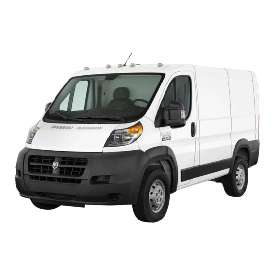 RAM promaster 2015 Owner's Manual