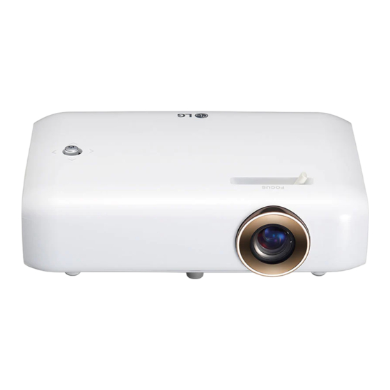 LG PH550G Quick User Manual