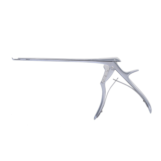 CareFusion V. Mueller Take-Apart Kerrison Rongeur Manual