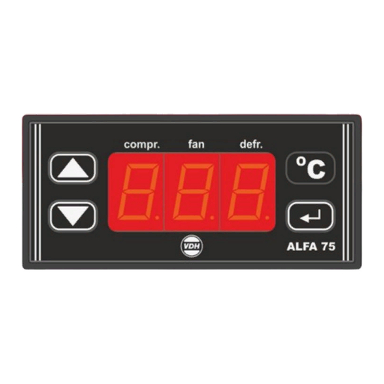 VDH ALFA 75 RTDF Manual