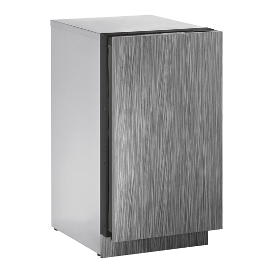 U-Line 3018R User Manual & Service Manual
