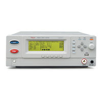 Tonghui Electronics TH9201 Series Operation Manual