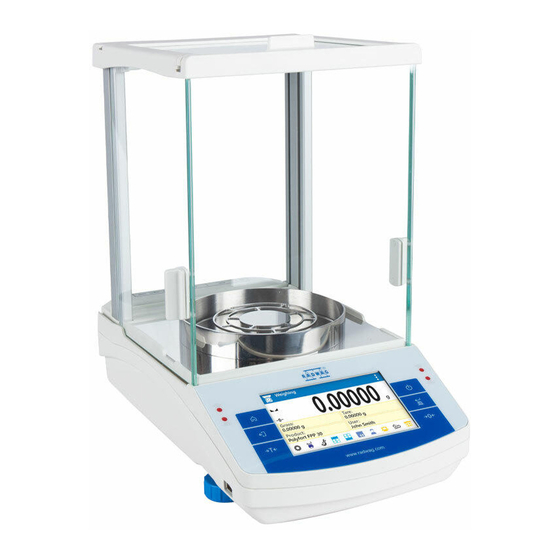 RADWAG AS X2 PLUS Analytical Balance Manuals