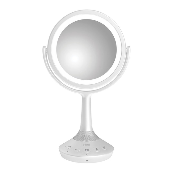 iHome Beauty iCVBT5 Quick Start Manual
