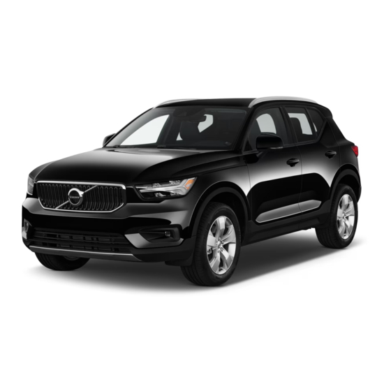 Volvo XC40 2021 Owner's Manual