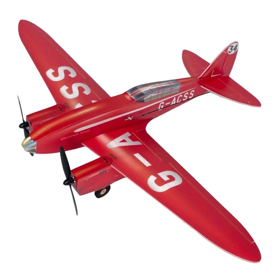 MinimumRC DH-88 Comet Assembly Instructions Manual