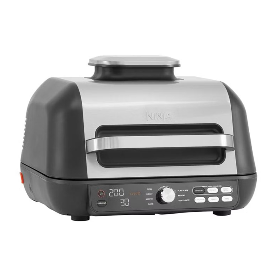 Ninja Foodi MAX Pro AG651UK - Health Grill, Flat Plate & Air Fryer Manual