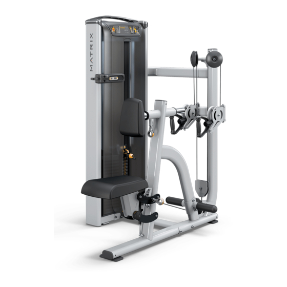 Matrix VS-S34 Seated Row Owner's Manual