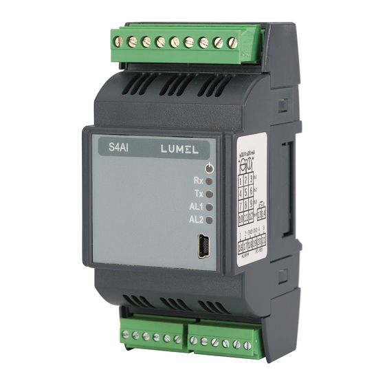 Lumel S4AI User Manual
