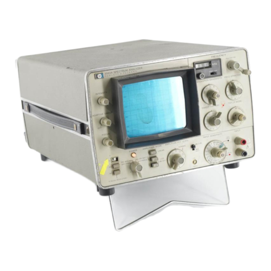 HP 3580A Operating And Service Manual