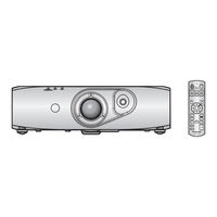 Panasonic PT-RZ370E Operating Instructions Manual