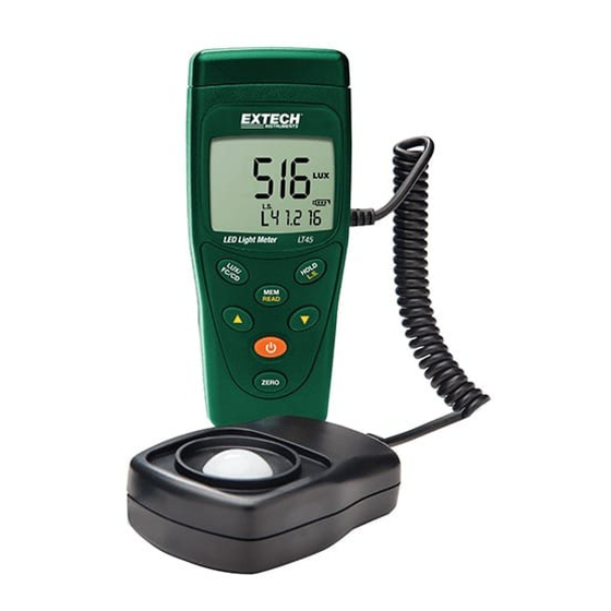 Extech Instruments LT45 User Manual