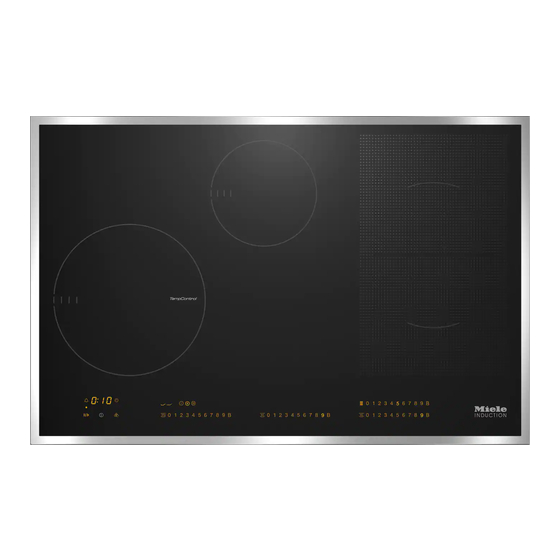 Miele KM 6629 Operating And Installation Instruction Manual