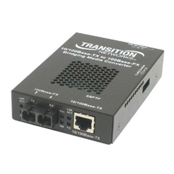 Transition Networks SBFTF10XX-10X User Manual