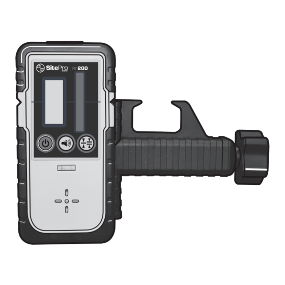 SitePro RD 200 Operating Manual