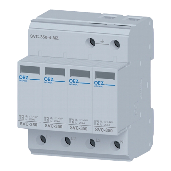 OEZ SVC-350-4-MZ Instructions For Use Manual