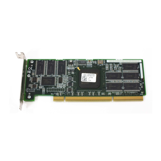 Adaptec ASR-2000S Installation Manual