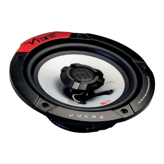Vibe PULSE Series Owner's Manual