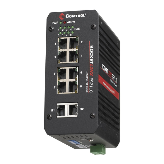 Comtrol ROCKETLINX ES7110 Quick Installation Manual