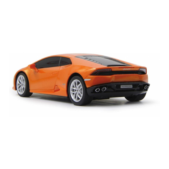 Jamara Lamborghini Huracan LP610-4 2,4GHz Instructions Manual