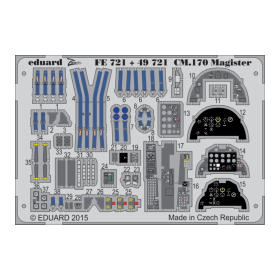 Eduard CM.170 Magister S.A. Quick Start Manual
