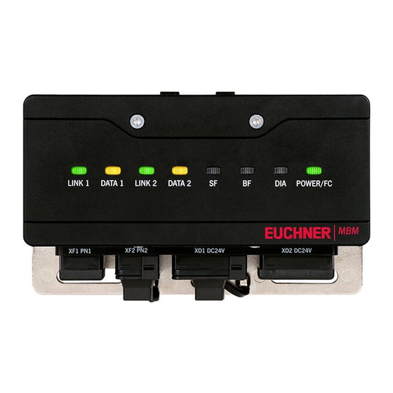 EUCHNER MBM-PN MLI Series Operating Instructions Manual