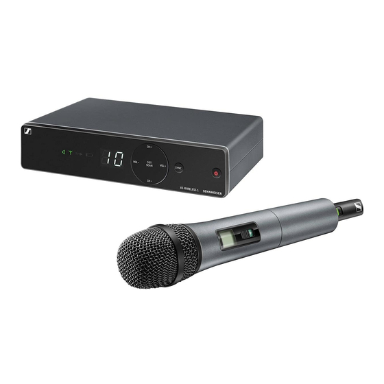 Sennheiser XSW 1-825-A Quick Manual