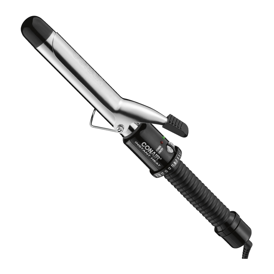 Conair Curling Irons Instructions For Use Manual