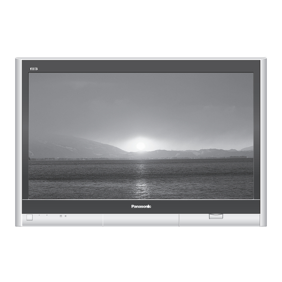 PANASONIC Viera TH-42PX600E Manuals