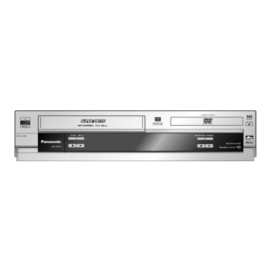 Panasonic NV-VP26 Operating Instructions Manual