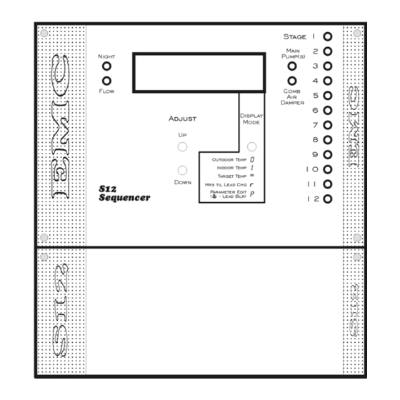 PBI/Gordon S12 SEQUENCER Operating Instructions Manual