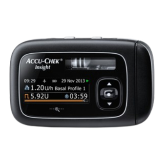 User Manuals: ACCU-CHECK Insight Blood Glucose Monitor