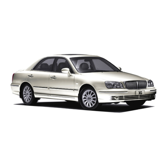 Hyundai XG300 Owner's Manual