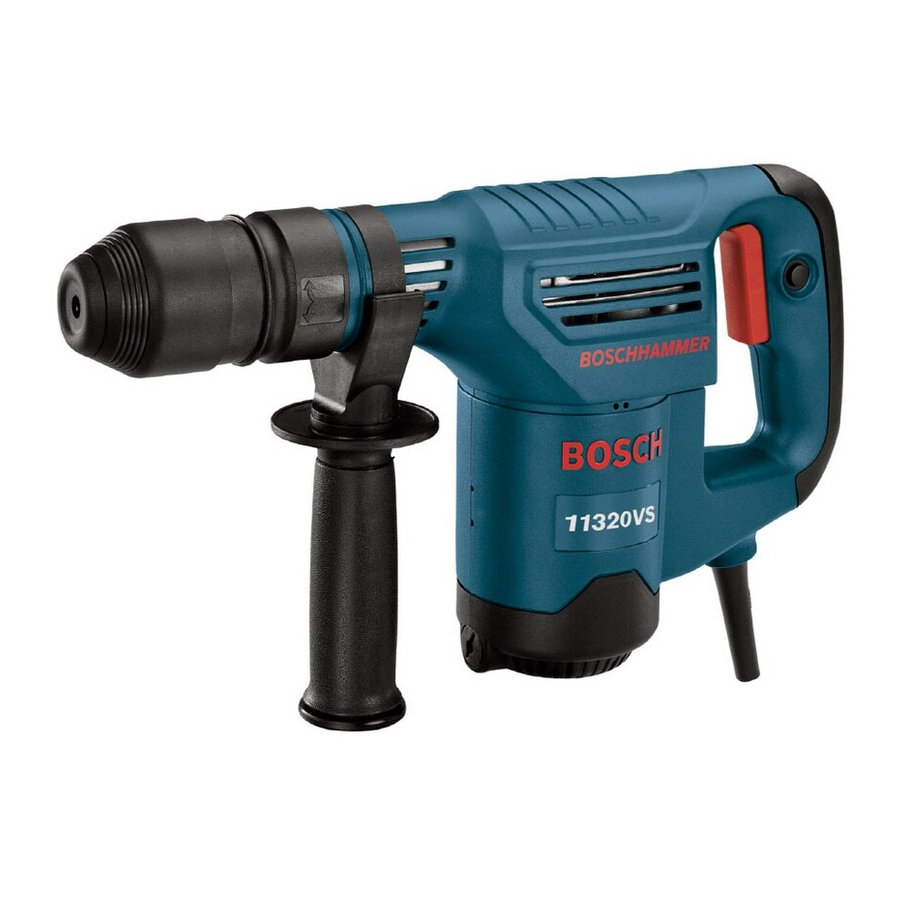 Bosch 11320VS Operating/Safety Instructions Manual