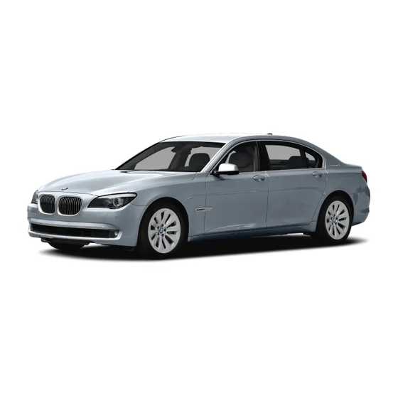 BMW 2011 7 Series Manuals