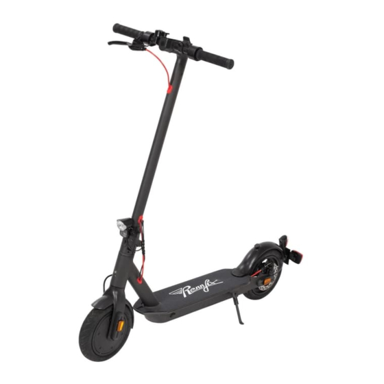 HFM Rennfix E-Scooter 1 Operating Instructions Manual