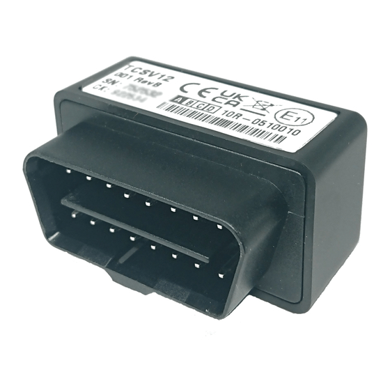 Quartix TCSV12 Quick Installation Manual