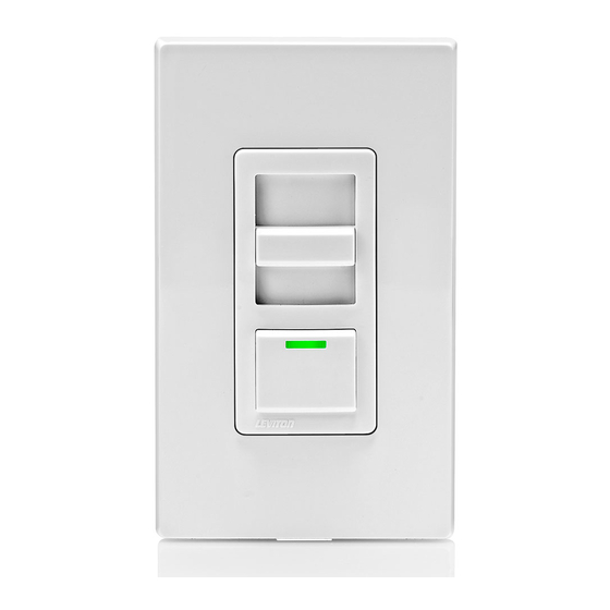 Leviton Decora Illumatech IPF05-1L Installation Instructions