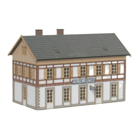 Modellbau Laffont Bahnhof Eschelbronn Z3701 Assembly Instructions Manual