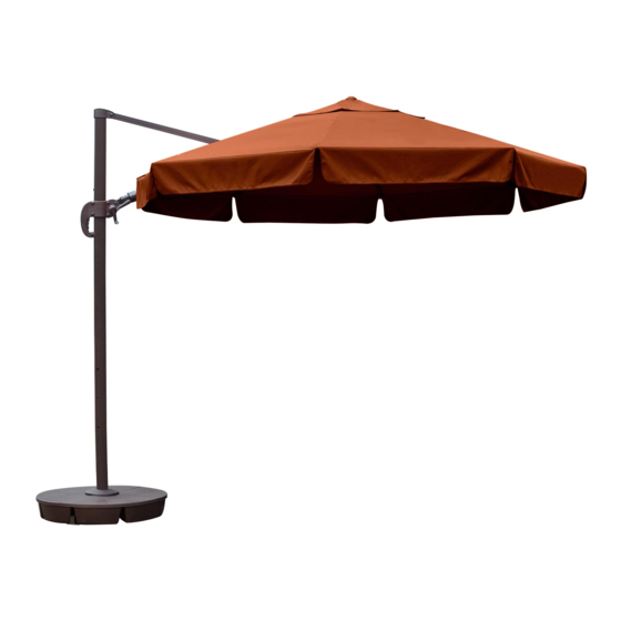 Island Umbrella sunbrella NU6545 Quick Start Manual