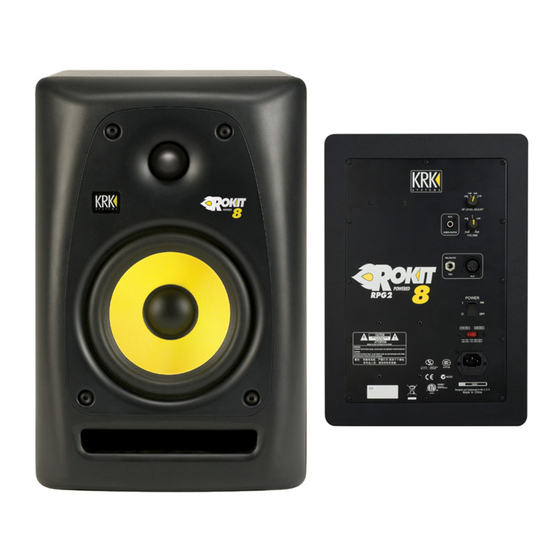 KRK RoKit G2 User Manual