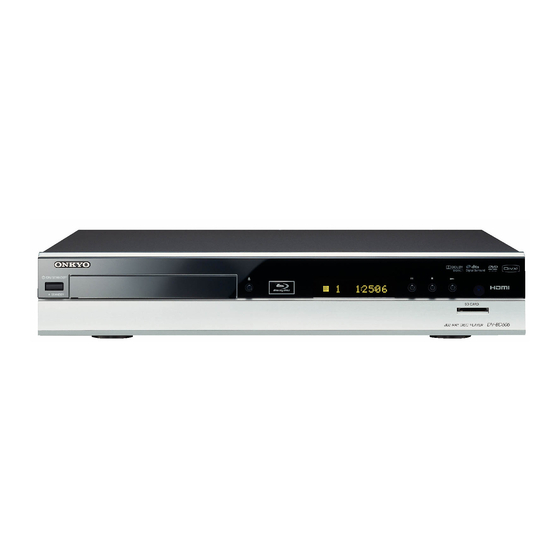 Onkyo DV-BD606 Service Manual