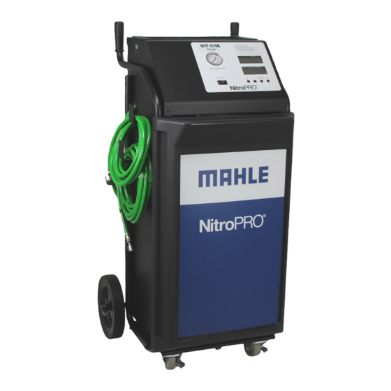 User Manuals: MAHLE NitroPRO NTF-515B Inflation System