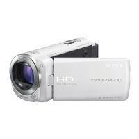 Sony Handycam HDR-CX580E Operating Manual