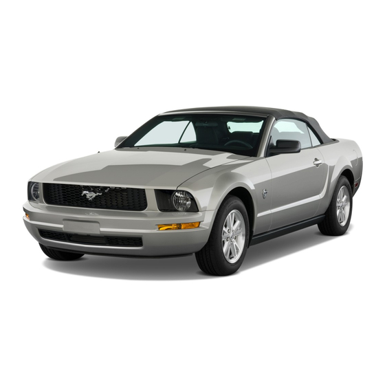 Ford 2009 Mustang Manuals