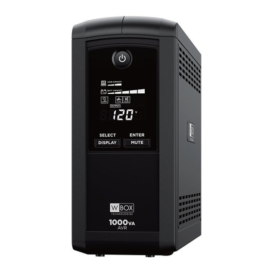 WBOX Technologies 0E-1000V9VRD User Manual