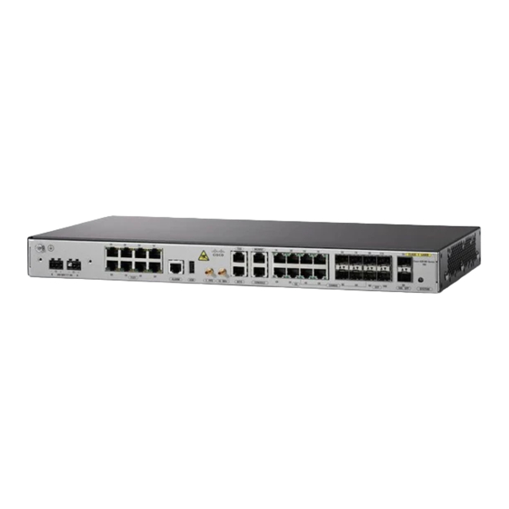 Cisco ASR 901 10G Series Manuals