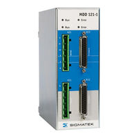 Sigmatek MDD 121-1 Manual