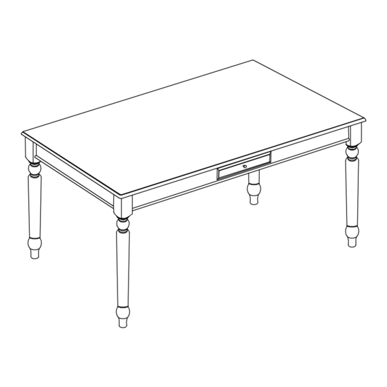 Whitewood Furniture 3660T Assembly Instructions