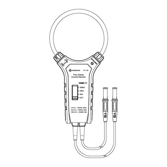 Greenlee FC-118 Instruction Manual